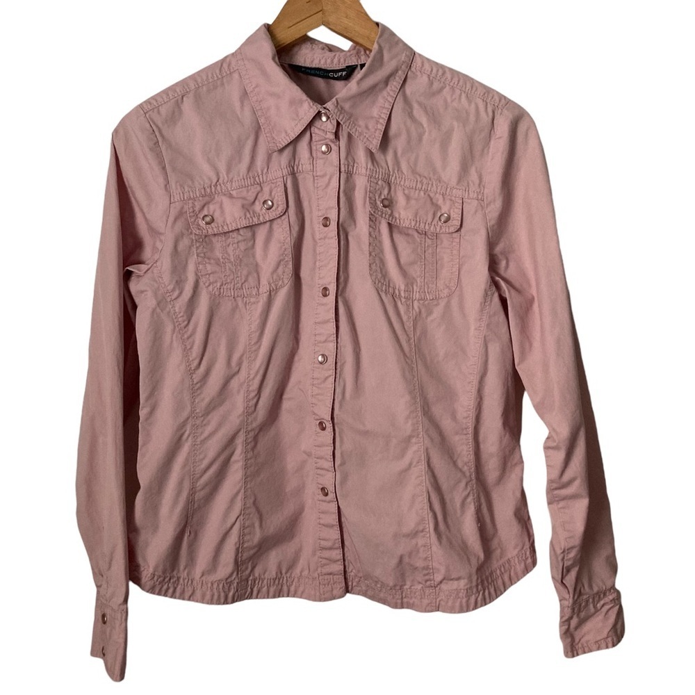 French Cuff Lightweight Jacket ‘Shacket’ Size M - Picture 1 of 7